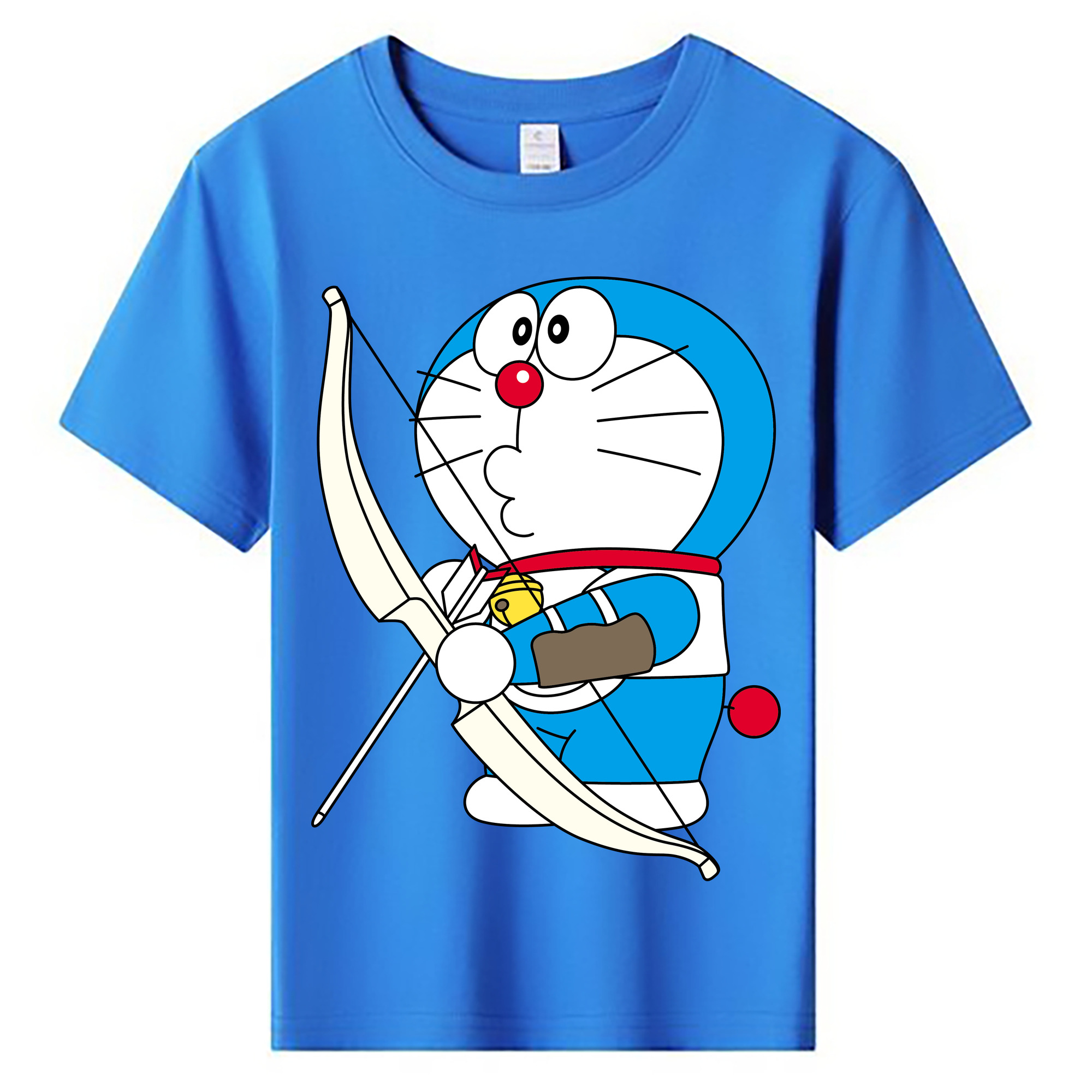 （画像用） ドラえもん Doraemon 綿100％キッズTシャツ（フロントプリント）